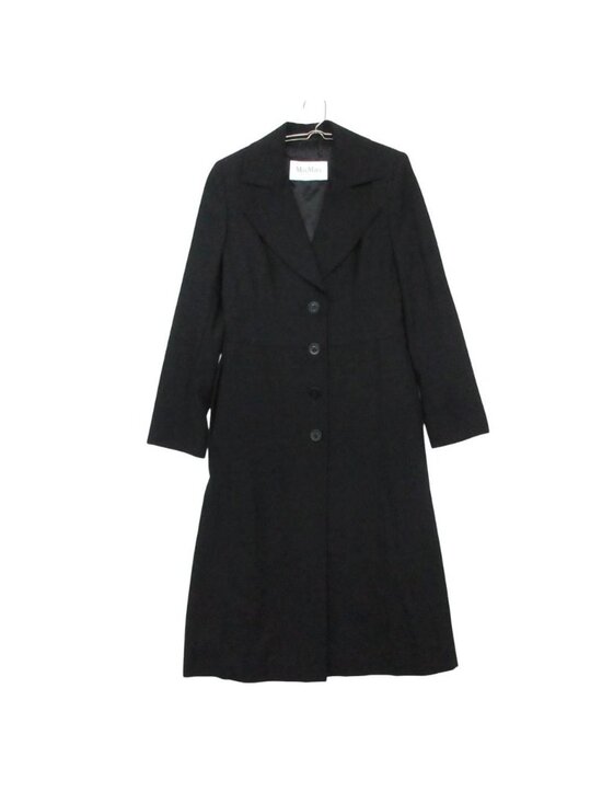 Max Mara Jackets & Blazers - Max Mara Maxma Chestar Coat Long Length Double Breasted Jacket Outer Navy 42